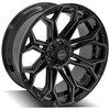 4Play 83 Wheel Size: 22" x 12", Bolt Pattern: 5 x 5" / 5 x 5.50" [Brushed Black] - image 3