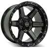 4Play 63 Wheel Size: 20" x 10", Bolt Pattern: 5 x 5" / 5 x 5.50" [Brushed Black] - image 1