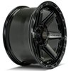 4Play 63 Wheel Size: 20" x 10", Bolt Pattern: 5 x 5" / 5 x 5.50" [Brushed Black] - image 4