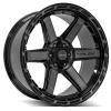 4Play 63 Wheel Size: 22" x 10", Bolt Pattern: 5 x 5" / 5 x 5.50" [Brushed Black] - image 1
