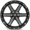 4Play 63 Wheel Size: 22" x 10", Bolt Pattern: 5 x 5" / 5 x 5.50" [Brushed Black] - image 2