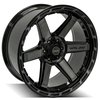 4Play 63 Wheel Size: 22" x 10", Bolt Pattern: 5 x 5" / 5 x 5.50" [Brushed Black] - image 3
