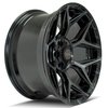4Play 06 Wheel Size: 20" x 10", Bolt Pattern: 5 x 5" / 5 x 5.50" [Brushed Black] - image 4