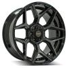4Play 06 Wheel Size: 22" x 10", Bolt Pattern: 5 x 5" / 5 x 5.50" [Brushed Black] - image 1