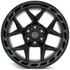 4Play 55 Wheel Size: 20" x 10", Bolt Pattern: 5 x 5" / 5 x 5.50" [Brushed Black] - image 2