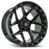 4Play 55 Wheel Size: 20" x 12", Bolt Pattern: 5 x 5" / 5 x 5.50" [Brushed Black] - image 1
