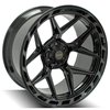 4Play 55 Wheel Size: 20" x 12", Bolt Pattern: 5 x 5" / 5 x 5.50" [Brushed Black] - image 3