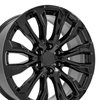 CV30-22090-6550-28B CV30 Replica GMC Yukon 1500 Wheel [Size: 22" x 9"] Black - image 2