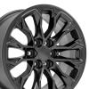 CV54 SATIN BLK 17X8
