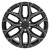 CV98B BLK W/MLD EDGE 22X9 - image 2