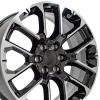 CV67 BLK MACHND 22X9 - image 1