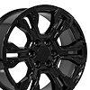 CV65-20090-6550-26B CV65 Wheel [Size: 20"x9"] Gloss Black Finish - image 1
