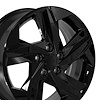 HY12-17070-5450-45B HY12 Wheel [Size: 17"x7"] Gloss Black Finish - image 1