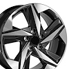 HY12-17070-5450-45MB HY12 Wheel [Size: 17"x7"] Gloss Black Finish - image 1