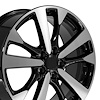NS30-18075-5450-55MB NS30 Wheel [Size: 18"x7.5"] Gloss Black Finish