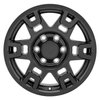 17" x 7" TY16B Wheel for Select Toyota 4Runner, Tacoma and Tundra, Satin Black - image 2