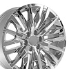 CV33-22090-6550-28C CV33 Wheel [Size: 22"x9"] Chrome Finish - image 1