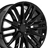CV33-24100-6550-28B CV33 Wheel [Size: 24"x10"] Gloss Black Finish - image 1