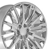 CV33-24100-6550-28C CV33 Wheel [Size: 24"x10"] Chrome Finish - image 1