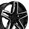 CV34B-22090-6550-26MBT CV34 Wheel [Size: 22"x9"] Gloss Black Finish - image 1