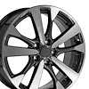 NS30-18075-5450-55MG NS30 Wheel [Size: 18"x7.5"] Gunmetal Finish - image 1