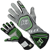 Fluorescent Green/Grey FLEX Nomex Gloves - Medium - image 1