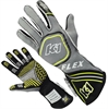 Fluorescent Yellow/Grey FLEX Nomex Gloves - Medium - image 1
