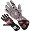 Fluorescent Red/Grey FLEX Nomex Gloves - Small - image 1