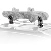 Universal Snowboard Carrier Holds 2 snowboards - image 2