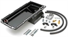 LS Swap Oil Pan/Filter Combo Kit for Chevelle, GM F-Body, GM X-Body [Single Filter, Horizontal Port, Black Pan] - image 1
