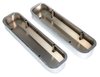 FABRICATED ALUMINUM VALVE COVERS CHROME PONTIAC NO HOLE - image 2