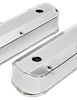 FABRICATED ALUMINUM VALVE COVERS BRUSHED SB FORD WITH HOLE - image 1