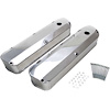 FABRICATED ALUMINUM VALVE COVERS POLISHED SB FORD WITH HOLE - image 1