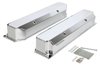FABRICATED ALUMINUM VALVE COVERS CHROME BB MOPAR NO HOLE - image 2