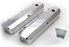 FABRICATED ALUMINUM VALVE COVERS POLISHED BB MOPAR NO HOLE - image 1