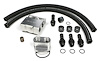 BILLET SINGLE OIL FILTER RELOCATION KIT-FORD 4.6+5.4L CHEV LS - image 1
