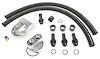 BILLET SINGLE OIL FILTER RELOCATION KIT-CHEVY V6 / 4 CYL. - image 1