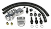 BILLET TRU DUAL OIL FILTER RELOCATION KIT-FORD / MOPAR - image 1