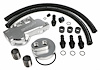 BILLET TRU DUAL OIL FILTER RELOCATION KIT-FORD DIESEL 1 1/2 THREAD - image 1