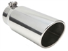 EXHAUST TIP-BOLT ON 4 I.D. X 5 X 18 ROLLED SLANT - image 1