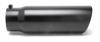 EXHAUST TIP-BLACK BOLT ON 5 I.D. X 6 X 18 ROLLED SLANT - image 1