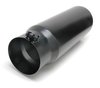 EXHAUST TIP-BLACK BOLT ON 5 I.D. X 6 X 18 ROLLED SLANT - image 2