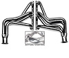 Standard Duty HTC Coated Full-Length Headers 1984-86 Chevy Corvette 283-400 - image 1