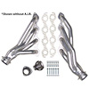 Standard Duty HTC Coated Shorty Headers 1965-81 Chevy Passenger Car 396, 402, 454, 502 - image 1