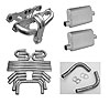 Street Rod Block Hugger Header Kit For Chevy 283-400 Kit Includes: - image 1