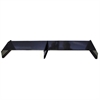 1 Piece Dirt Late Model Spoiler - Black Finish - image 1