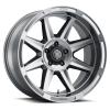 BANDIT Wheel, Size: 20 X 10", Bolt Pattern: 6 X 5.5" [Gunmetal] - image 1