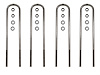 2011-UP FORD SUPER DUTY REAR 19 in. U-BOLT KIT - image 1