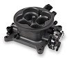 Universal 4-Barrel 1000 CFM Throttle Body 4150 Square-Bore Flange Gray Anodized - image 1