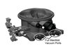 Universal 4-Barrel 1000 CFM Throttle Body 4150 Square-Bore Flange Gray Anodized - image 3